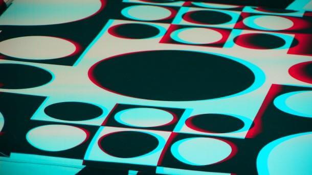 3 d玻璃地板的3 d图像