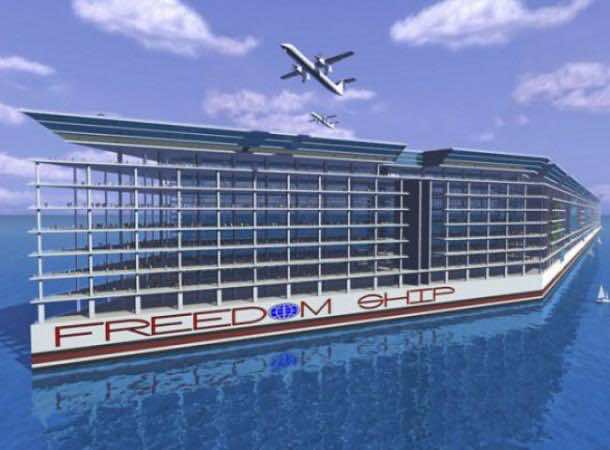 让我们搬到海,漂浮的城市3