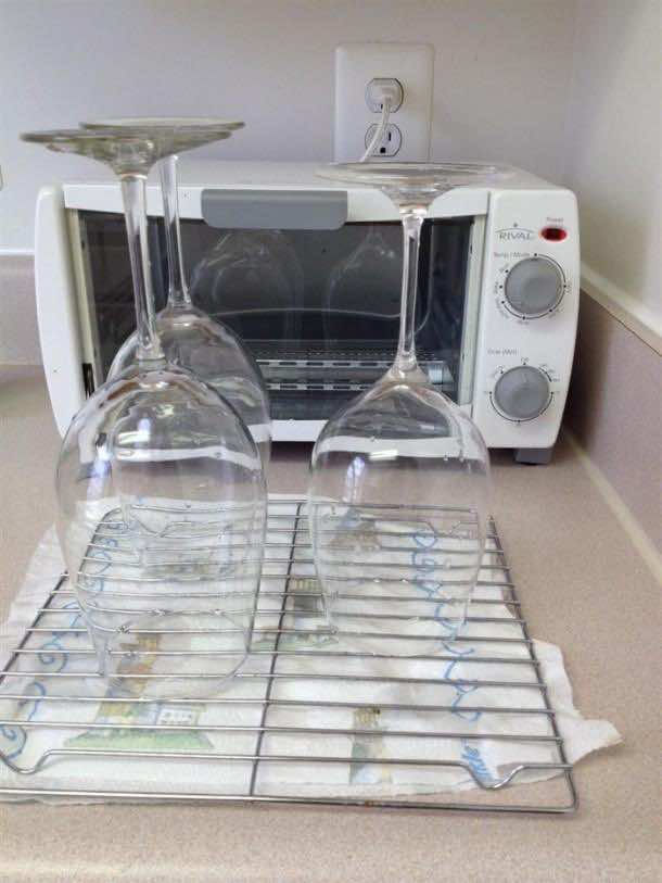 8。晾干你的酒杯