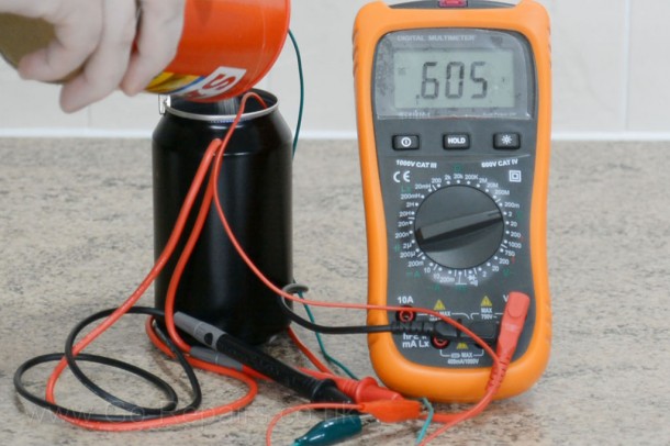 来自可乐罐的电池10