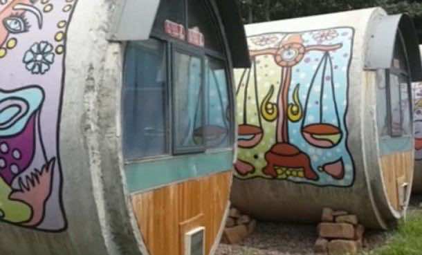 中国酒店经营者利用混凝土管道3