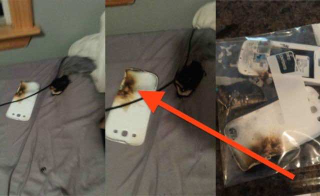 手机充电器爆炸