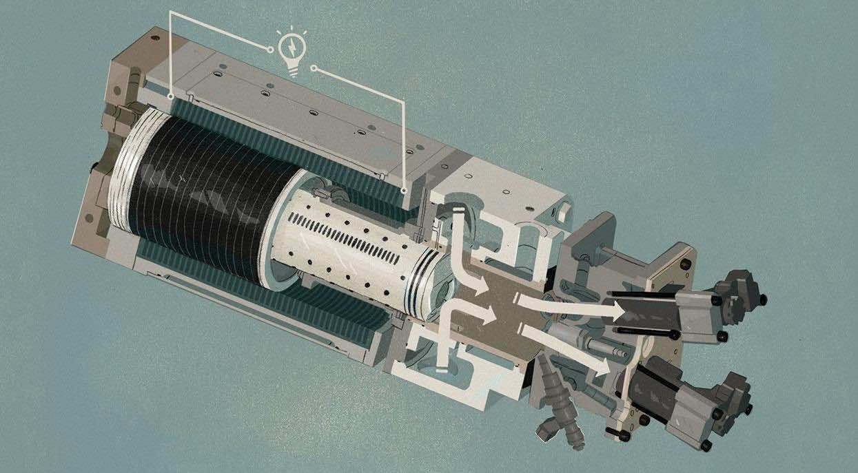 丰田在新沟曲轴自由活塞发动机的线性发电机(FPEG) 3