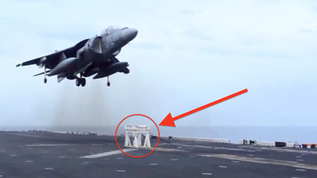 鹞着陆没有齿轮