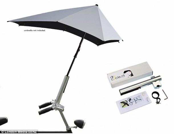 骑伞自行车的Senz6