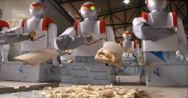 在中国餐馆工作的机器人7