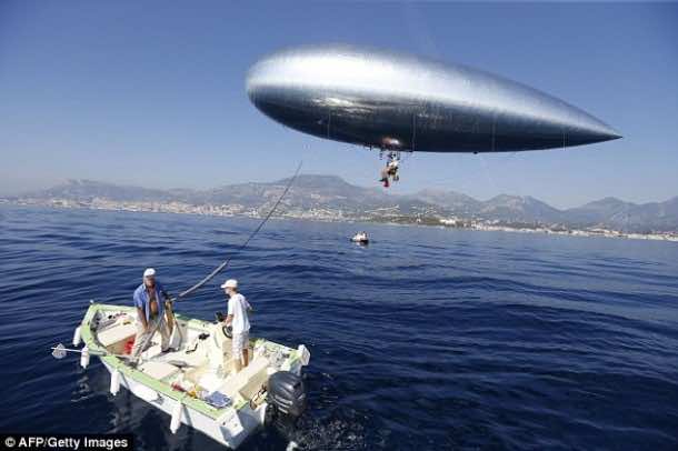 航空帆船在穿越地中海前接受测试