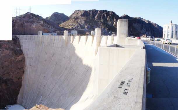 全景的胡佛水坝(5图片)