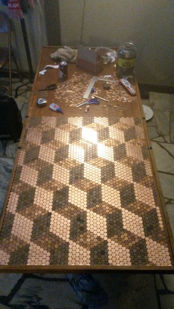 DIY便士表——神奇的使用10便士