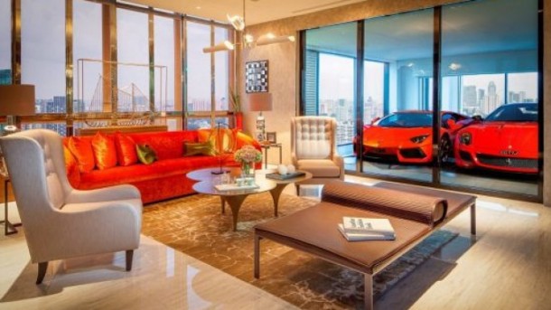 Hamilton Scotts -在2号公寓停车