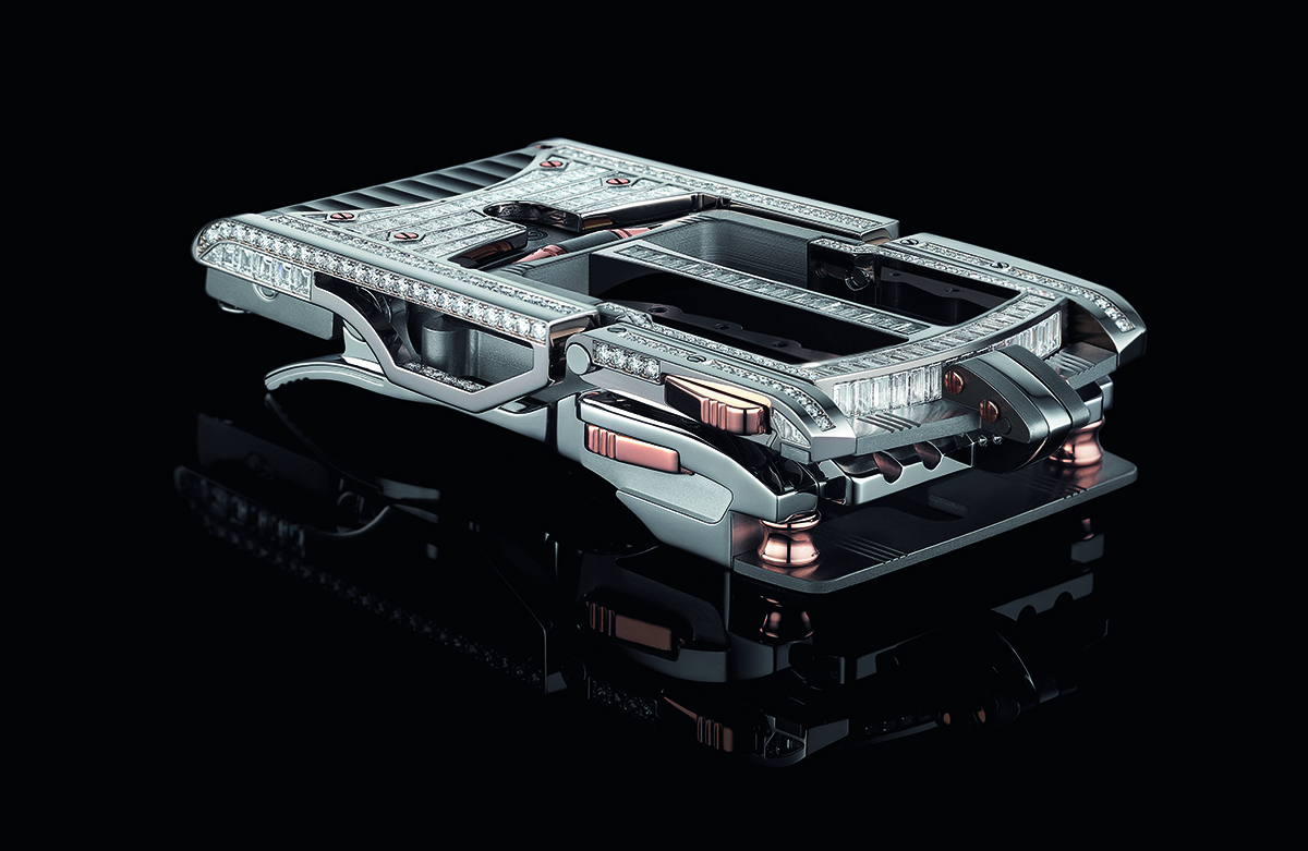 Roland Iten的口径R822捕食者 - 最昂贵的皮带扣