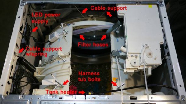洗衣机变身鱼缸