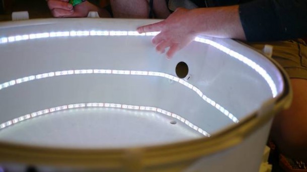 洗衣机变身鱼缸