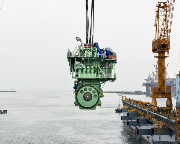 世界上最大的船在韩国建造4