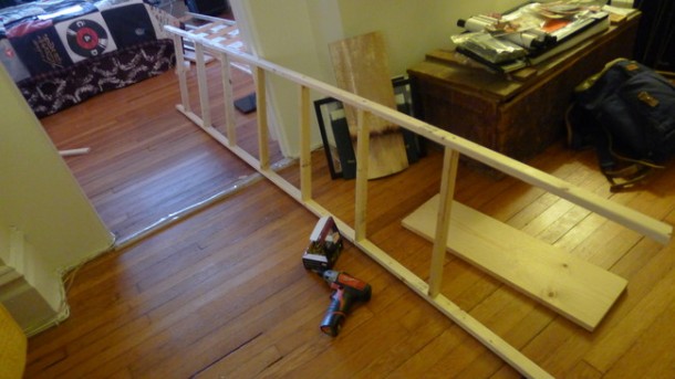 DIY梯子架子4