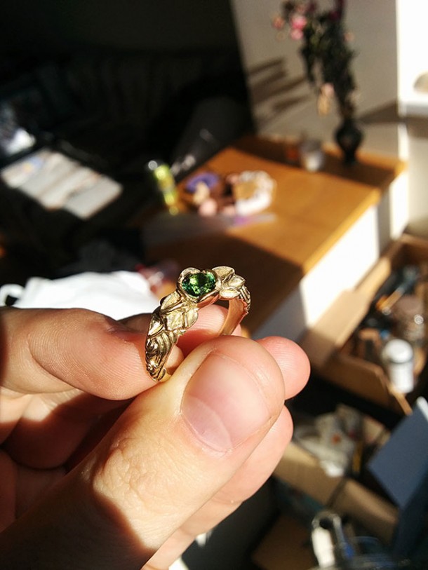 如何求婚——DIY戒指和盒子