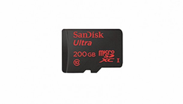 SanDisk支持microSD 200gb