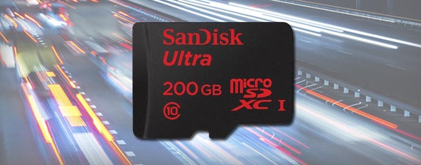SanDisk支持microSD 200gb