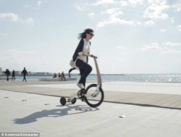 半自行车-单轮和一根转向杆3