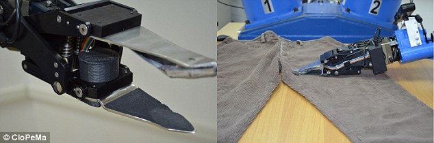 灵巧的蓝色 - 可以折叠衣服的机器人3