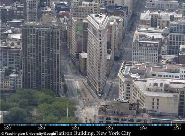 用社交媒体上的图片来展示地球的进化-谷歌再做一次