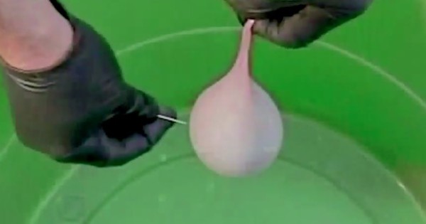 Popping a mercury Balloon