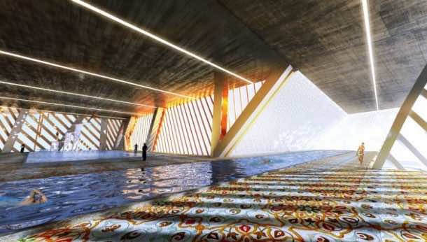 撒哈拉垂直城市概念