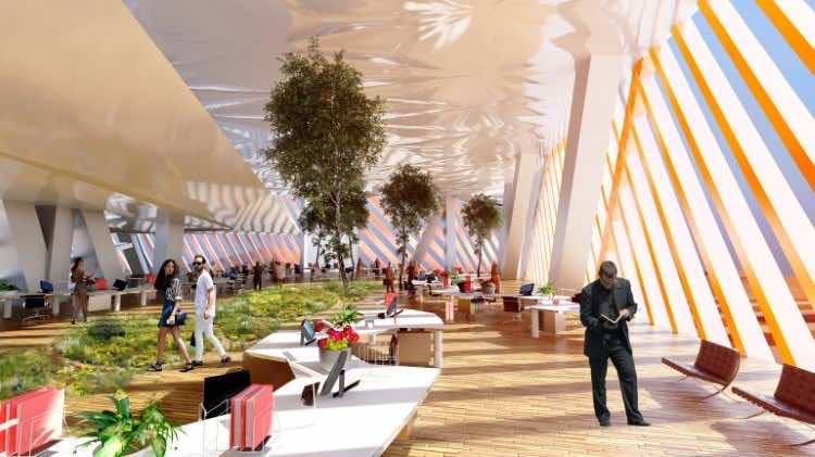 撒哈拉垂直城市概念