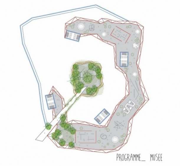 撒哈拉垂直城市概念