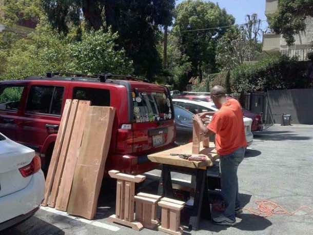 What To Do With A Giant Slab of Redwood 4