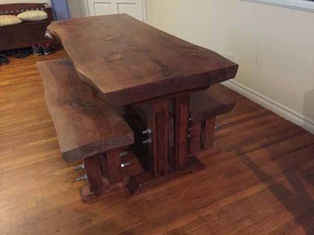 What To Do With A Giant Slab of Redwood 8