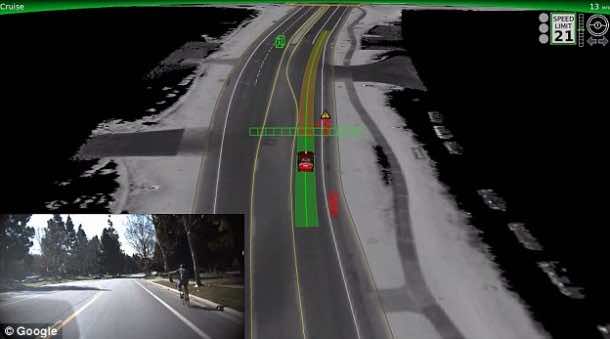 self-driven cars google3