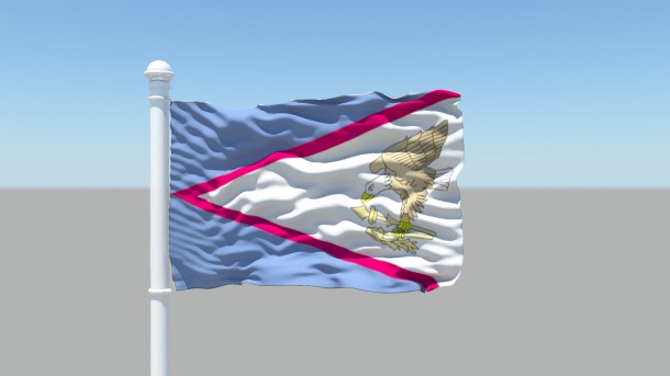 美属萨摩亚国旗(9)