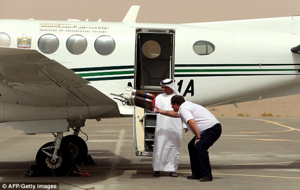 阿联酋利用云种子产生雨2