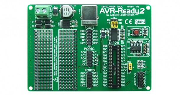 Mikroelektronika的AVR-Ready2板