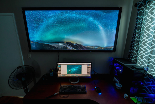 DIY项目将整个银河系带入8号房间