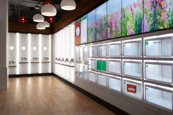 在Eatsa餐厅，你可以用iPad点餐