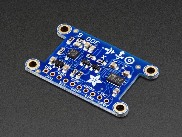 Adafruit 9 -Dof IMU突破-L3GD20H + LSM303