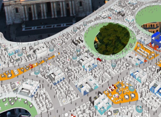 屋顶合作的地方 - 无尽的工作区4