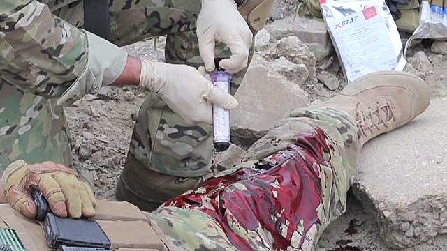 密封枪伤注射器