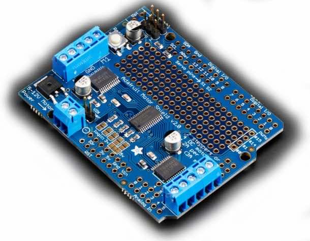 Arduino v2.3套件的Adafruit Motor/Stepper/Sepo/Servo Shield