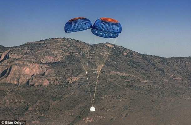 蓝色起源可重复使用火箭发射并再次成功着陆!6