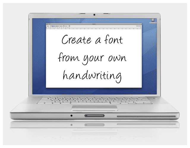 字体使用自己的笔迹