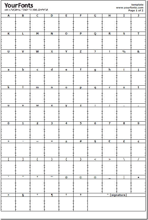 这是您可以创建自己的字体1的方法