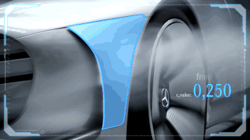 奔驰CIAA当你把它加速到50英里每小时时就会变