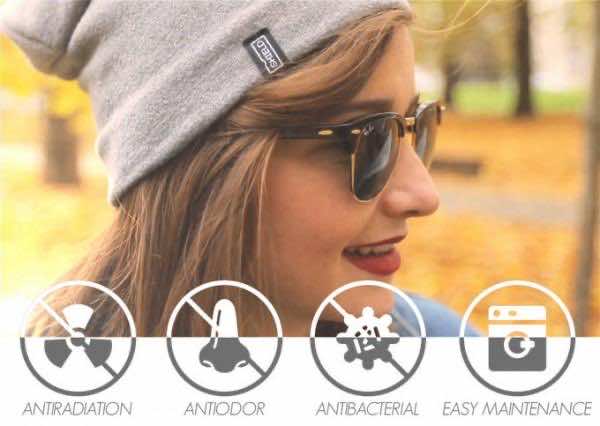 Shield服装的头饰可保护您免受电磁波2