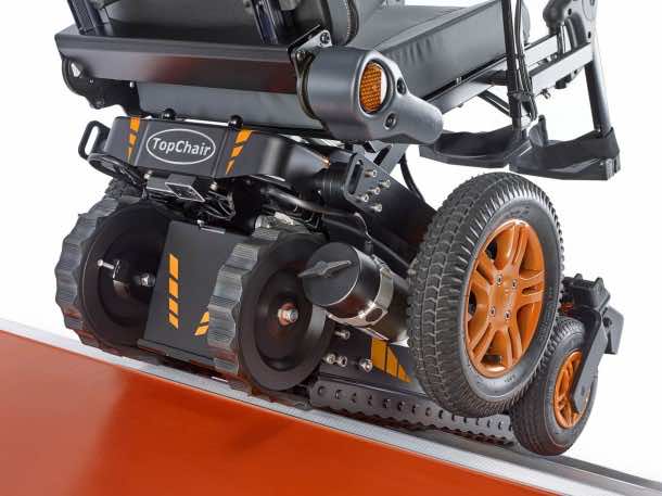 TopChair-S轮椅可以很容易地操纵楼梯5