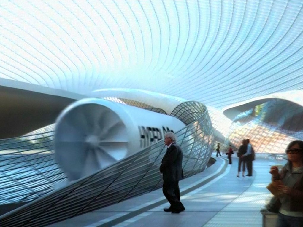 Elon Musk设想Hyperloop在火星上