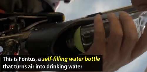 Fontus是一个自己填充的水瓶,把空气变成饮用水3