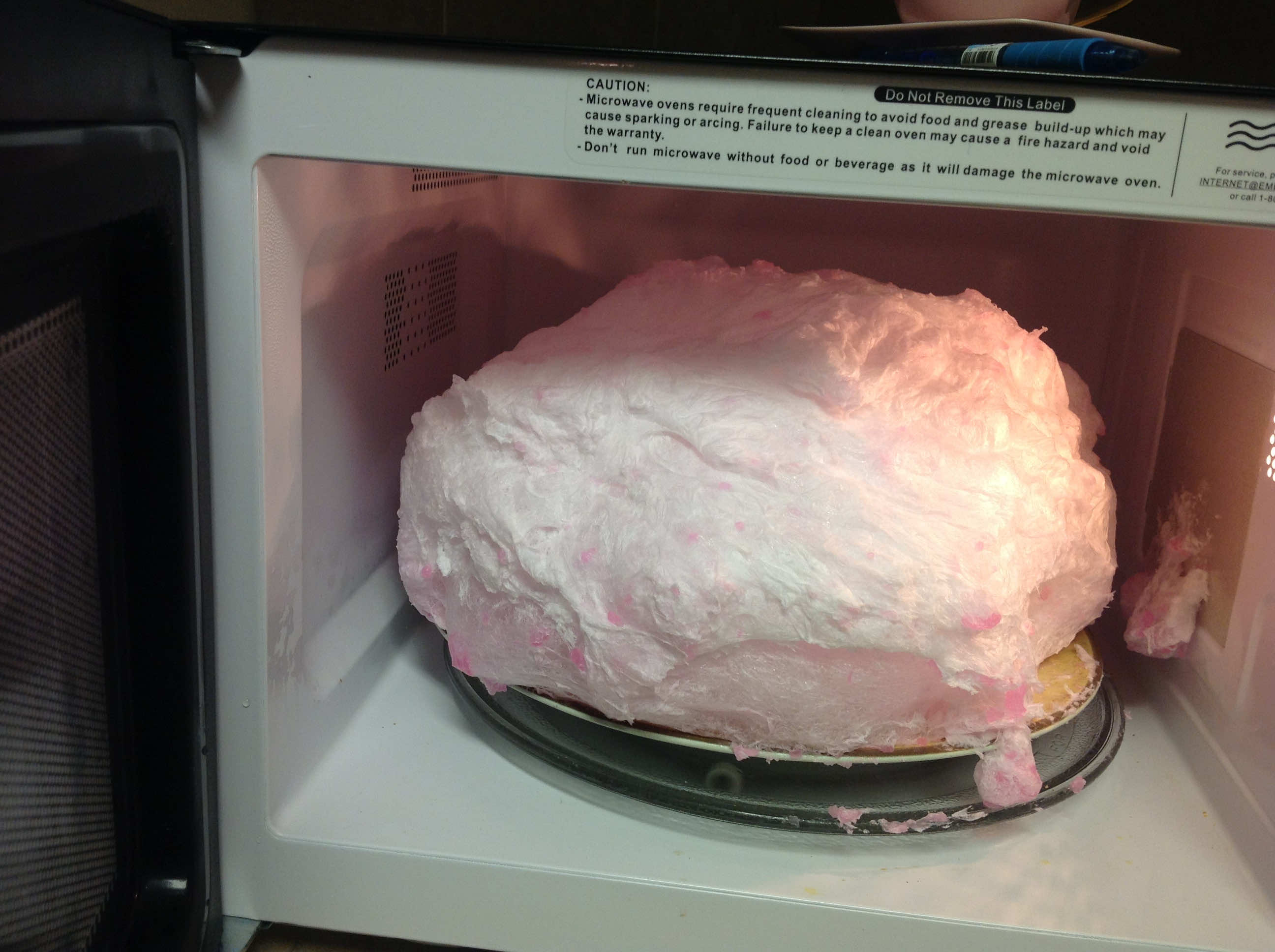 微波炉中的肥皂